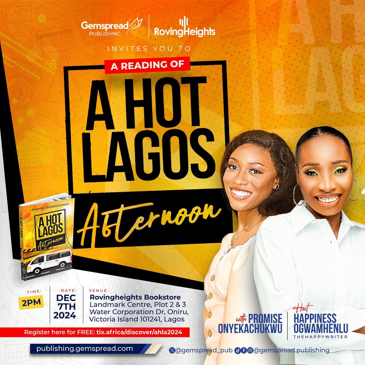 Register for a Reading of A Hot Lagos Afternoon!-image